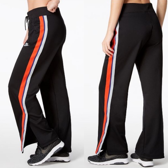 nike wide leg track pants